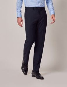 Navy Birdseye Italian Tailored Suit - 1913 Collection-preview9
