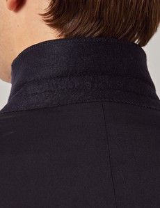 Navy Italian Wool Slim Fit Suit Jacket - 1913 Collection-preview4