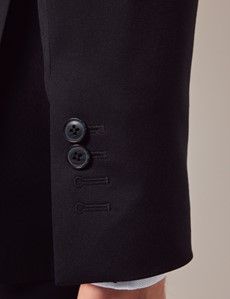 Navy Italian Wool Slim Fit Suit Jacket - 1913 Collection-preview5