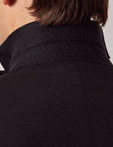 Black Italian Wool Slim Fit Suit - 1913 Collection-preview7