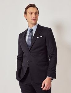 Navy Italian Wool Slim Fit Suit - 1913 Collection