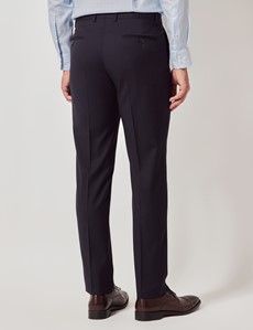 Navy Italian Wool Slim Fit Suit - 1913 Collection-preview10