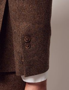 Brown Tweed Slim Suit Jacket - 1913 Collection-preview11