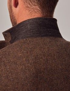 Brown Tweed Slim Suit Jacket - 1913 Collection-preview5