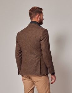 Brown Tweed Slim Suit Jacket - 1913 Collection-preview6