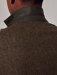 Green Tweed Slim Suit Jacket - 1913 Collection-preview7