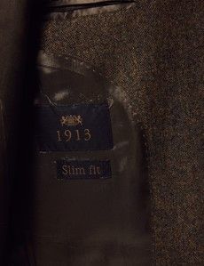 Green Tweed Slim Suit Jacket - 1913 Collection-preview3