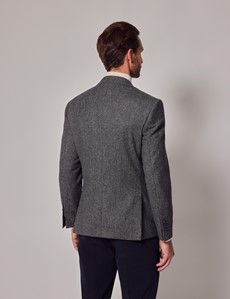 Grey Tweed Slim Suit Jacket - 1913 Collection-preview6