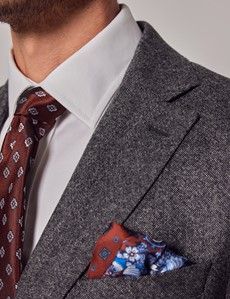 Grey Tweed Slim Suit Jacket - 1913 Collection-preview9