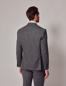 Grey Tweed Slim Suit Jacket - 1913 Collection-preview10