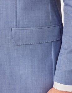 Tailored Fit Light Blue Sharkskin 1913 Suit-preview3