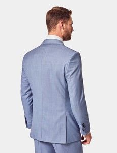 Tailored Fit Light Blue Sharkskin 1913 Suit-preview5