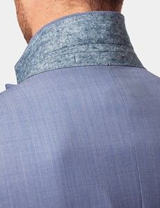 Tailored Fit Light Blue Sharkskin 1913 Suit-preview6