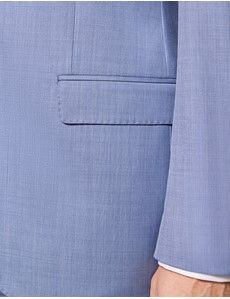 Tailored Fit Light Blue Sharkskin 1913 Suit