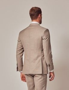 Stone Tailored Sharkskin Italian Suit Jacket - 1913 Collection-preview4