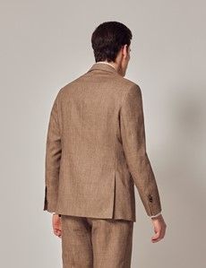 Brown Linen Tailored Suit-preview5