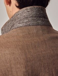 Brown Linen Tailored Suit-preview6