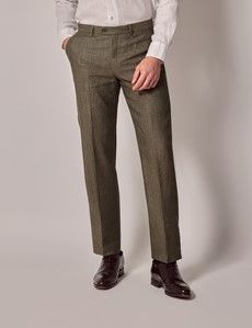 Tailored Fit Dark Green Semi Plain 1913 Suit-preview6