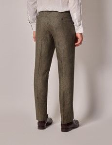 Tailored Fit Dark Green Semi Plain 1913 Suit-preview8