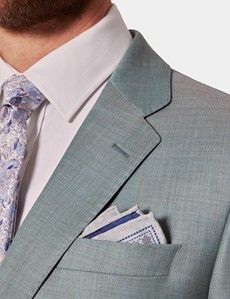 Tailored Fit Green Sharkskin 1913 Suit-preview1