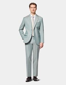 Tailored Fit Green Sharkskin 1913 Suit