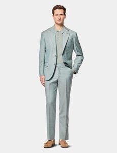 Tailored Fit Green Sharkskin 1913 Suit