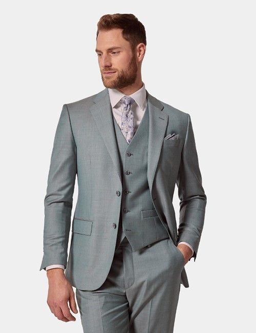 Tailored Fit Green Sharkskin 1913 Suit