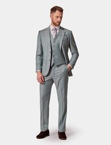 Tailored Fit Green Sharkskin 1913 Suit-preview2
