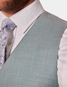 Tailored Fit Green Sharkskin 1913 Suit-preview9