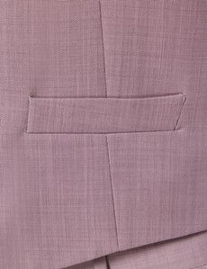 Pink Sharkskin Tailored 3 Piece Italian Suit - 1913 Collection-preview10