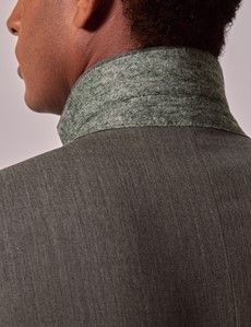 Green Crepe Tailored Italian Suit Jacket - 1913 Collection-preview5