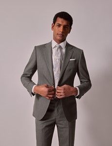 Green Crepe Tailored Italian Suit - 1913 Collection-preview2