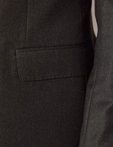 Green Double Breasted Flannel Slim Suit - 1913 Collection-preview3