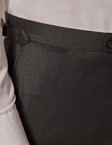 Green Double Breasted Flannel Slim Suit - 1913 Collection-preview8