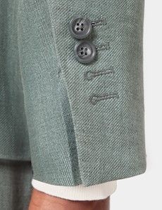 Slim Fit Sea Green 1913 Linen Suit Jacket