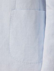 Slim Fit Pale Blue 1913 Linen Suit Jacket