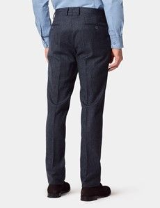 Slim Fit Blue Hopsack 1913 Suit