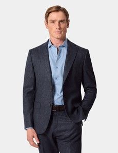 Slim Fit Blue Hopsack 1913 Suit