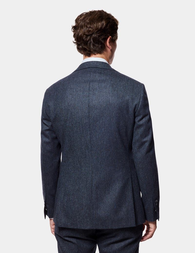 Slim Fit Blue Hopsack 1913 Suit thumbnail 11