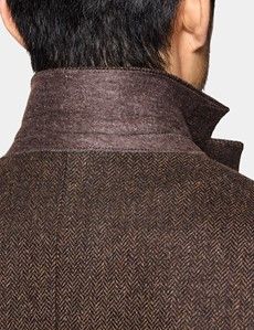 Slim Fit Brown Herringbone 1913 Suit