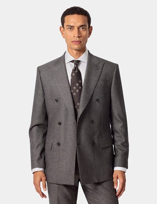Tailored Fit Taupe Herringbone 1913 Suit Trousers