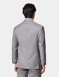 Tailored Fit Light Grey Stripe 1913 Suit