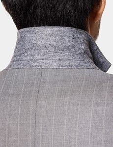 Tailored Fit Light Grey Stripe 1913 Suit