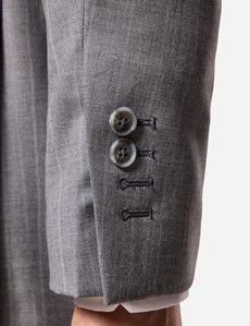 Tailored Fit Light Grey Stripe 1913 Suit