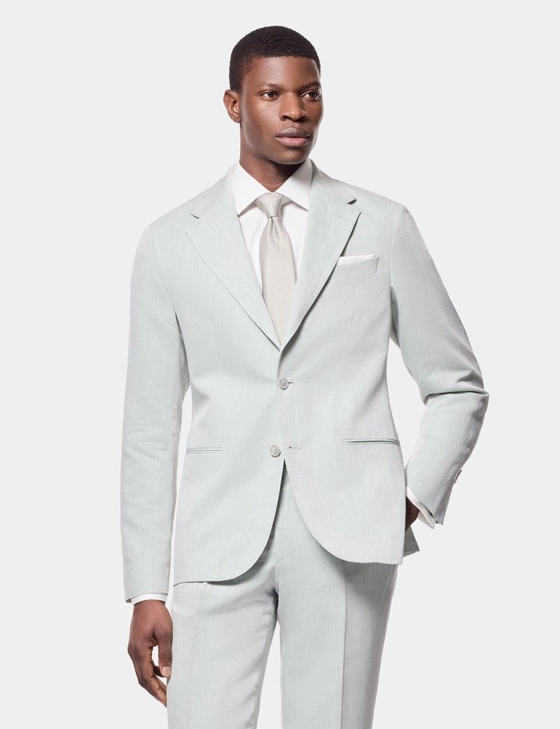Tailored Fit Light Green 1913 Suit Jacket thumbnail 2