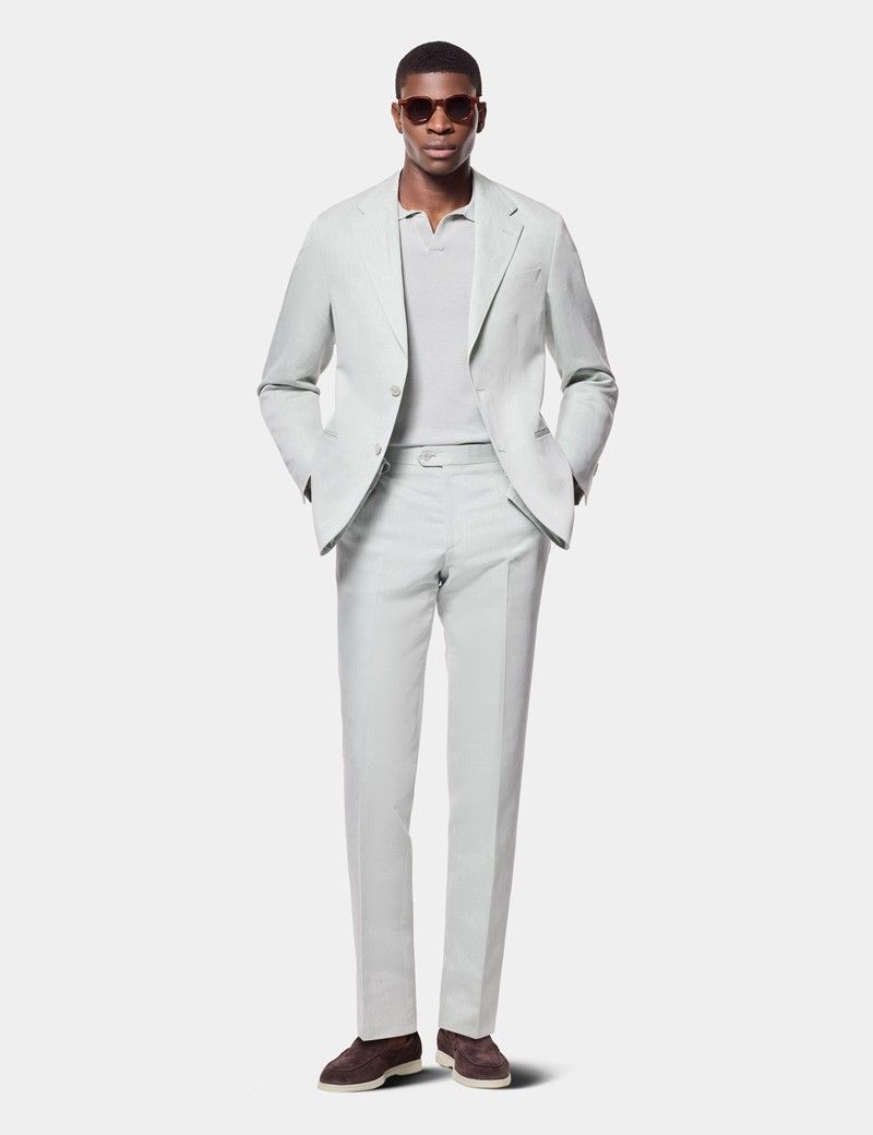 Tailored Fit Light Green 1913 Suit Jacket thumbnail 6