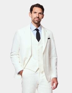 Tailored Fit White 1913 Suit