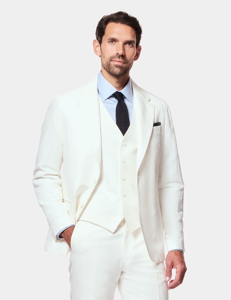 Tailored Fit White 1913 Suit