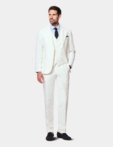 Tailored Fit White 1913 Suit