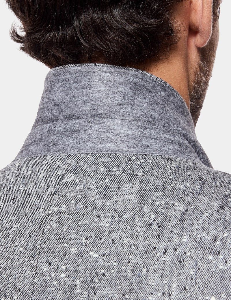 Tailored Fit Black & White Tweed 1913 Suit thumbnail 2